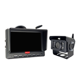 Safety Dave Wireless AHD Rear Vision Kit - 7" Mirror Monitor & Black Square Camera