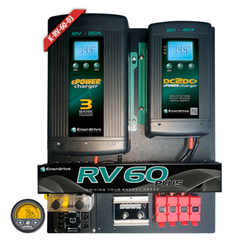 Enerdrive K-RV-60-03 Installation Board with Monitor & Low Battery Cutout