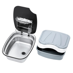 Thetford SBL1011Z Stainless Steel Kitchen Centre Sink Set