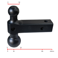 Gen-Y Hitch GHM-051-A57 50MM/70MM Replacement Versa Ball 2” Shank 7000kg Weight Capacity