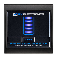 RV Electronics Black Standard LED Single Water Gauge