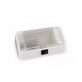 Bargman 3078517 12V White Base Clear Lens Porch Light