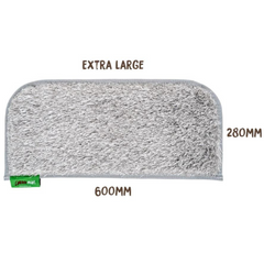 Muk Mat Light Grey Caravan Step 60 x 28cm Grey Trim