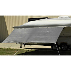 Supex 3.7m Silver Front Privacy Screen to suit 13' Awning