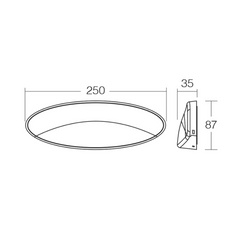 Narva 87780 White 12V LED Awning Light