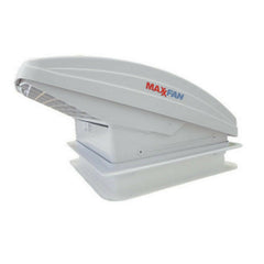 MaxxFan Deluxe with Rain Dome, Thermostat, Power Lift & Remote (16)