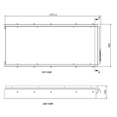Coast RV 250-07400 Slide Out Tray - 1050mm x 475mm