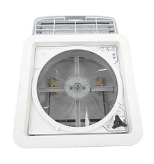 Maxxfan Deluxe with Rain Dome, Thermostat & Manual Lift (14)