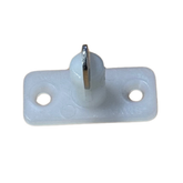 Supex White Single Horizontal T-Toggle with Metal Flipper