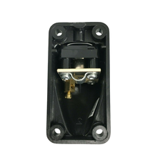 ARL TVEXTBLK Black Fully Enclosed External TV Coax Socket
