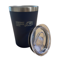 Suncoast Caravan Service 12 oz Stainless Steel Insulated Travel Mug