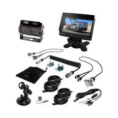 Safety Dave 6" Dash/Windscreen Monitor Black Dual Camera Kit