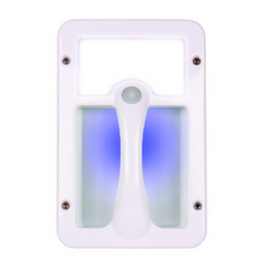 Camec 041480 White Grab Handle with LED & Blue Night Light