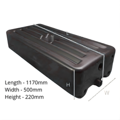 Camec 050593 95 Litre Fresh or Grey Water Tank (No Fittings)