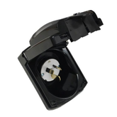 Clipsal Black 15A Modern Style Inlet