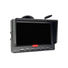 Safety Dave Wireless AHD Rear Vision Kit - 7" Mirror Monitor & Black Square Camera