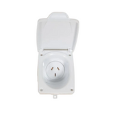 Transco White 10A Old Style Outlet