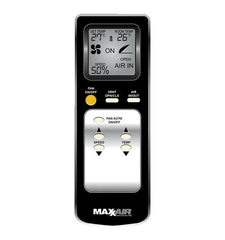 MaxxFan Deluxe with Rain Dome, Thermostat, Power Lift & Remote (16)