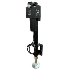 Black Jack BJTJ-MAXI-1001 Electric Trailer Jack with Clamp & Wiring Harness Kit