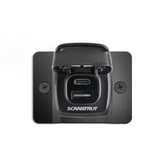 Scanstrut SC-USB-F2 Flip Pro Fast Charge Dual USB Socket with Front Fit Bezel