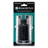 Enerdrive EA-FB-07 Fuse Block 12 Circuits with Negative Bus and Cover
