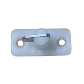 Supex White Single Vertical T-Toggle with Metal Flipper