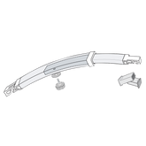 Fiamma 03616A01 Curved Centre Awning Support Rafter Pro for F45 F45S Caravan Box Awning