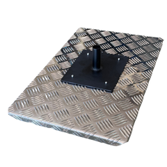 BBQArm BQA-TRAY-REG Regular Plain Chequer Plate Tray Only