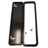 Coast Door 5 Black 288 x 953 with Chrome Locks