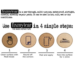 Fixmytear 30cm Clear Repair Patch