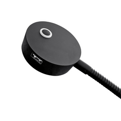 Transeng TRA-RLG-BLACK Gooseneck Black Reading Light with USB Charging Port