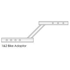 Gripsport GSR100 Non-Tilting Tow Bar Adapter for 3-4 Bike Van Racks