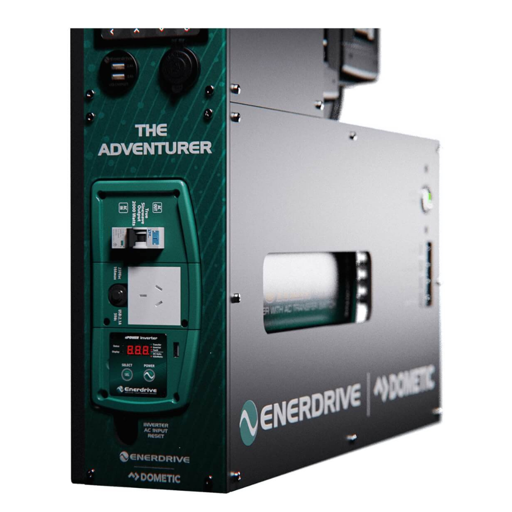 Enerdrive Adventurer Power System with Simarine Battery Monitor (Left)