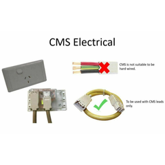 CMS 500-04313 Black 15A Power Inlet