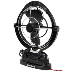 Sphere Viento 500-00122 Black Fan & Light with Remote