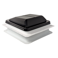 Coast RV 650-00478 14x14 Standard Wind-Up Roof Vent Black