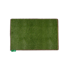 Muk Mat Green Large 60 x 90cm Brown Trim