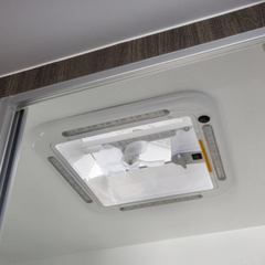 Ranger RV 12V Shower Hatch with LED Lights