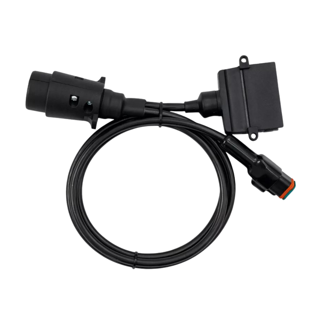 ElecBrakes A 7LR-7 Plug & Play Large Round 7 Pin to Flat 7 Pin Socket