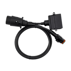 ElecBrakes A 7LR-7 Plug & Play Large Round 7 Pin to Flat 7 Pin Socket