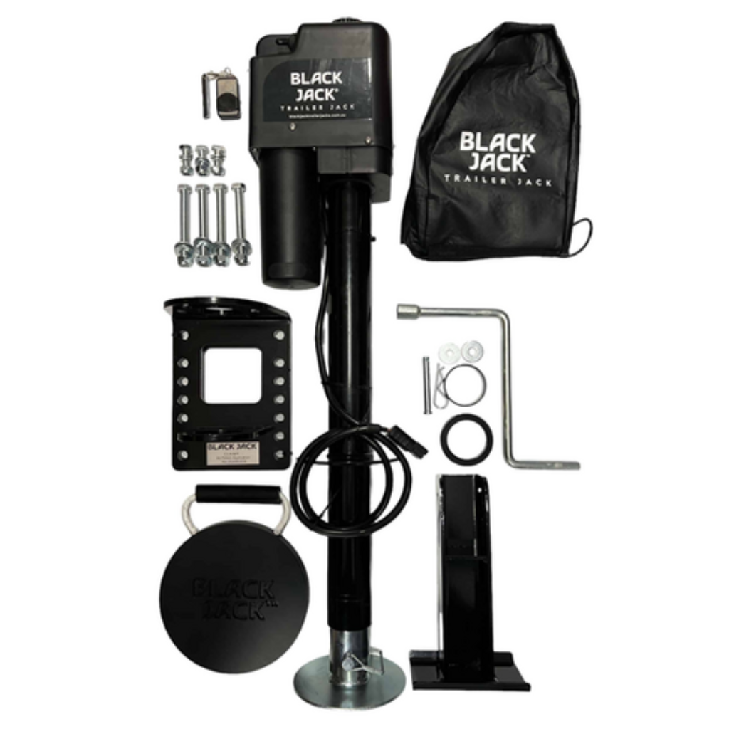 Black Jack BJTJ-MAXI-1000 Electric Trailer Jack with Clamp