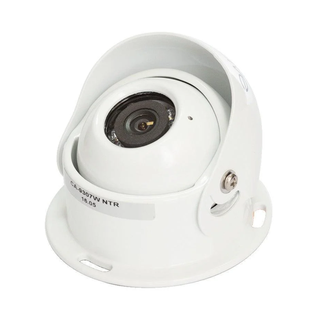Safety Dave 6" Dash/Windscreen Monitor White Single Eyeball Camera Kit