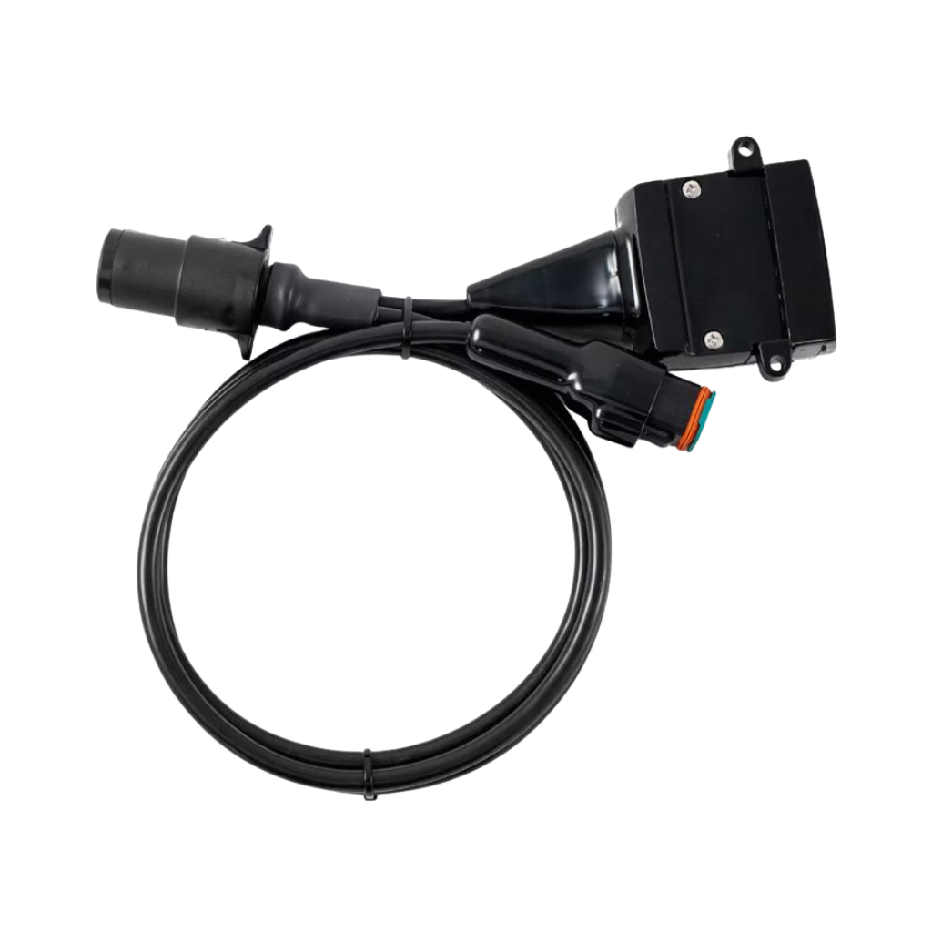 ElecBrakes A 7SR-12 Plug & Play Small Round 7 Pin to 12 Pin Flat Socket