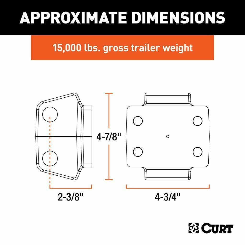 CURT 45950 Rebellion XD Pintle Mount Attachment