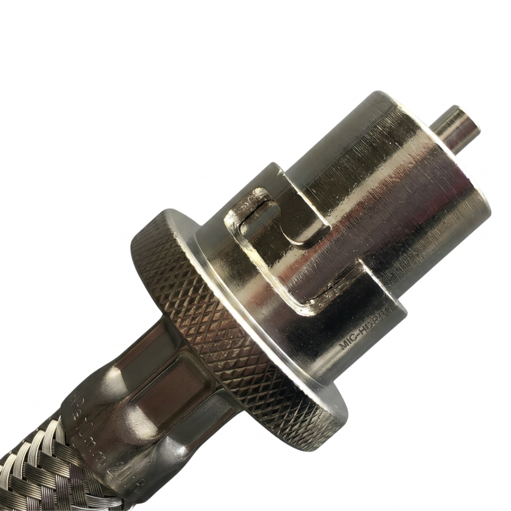 Gas Bayonet Braided Hose 3m x 3/8 10FF SAE