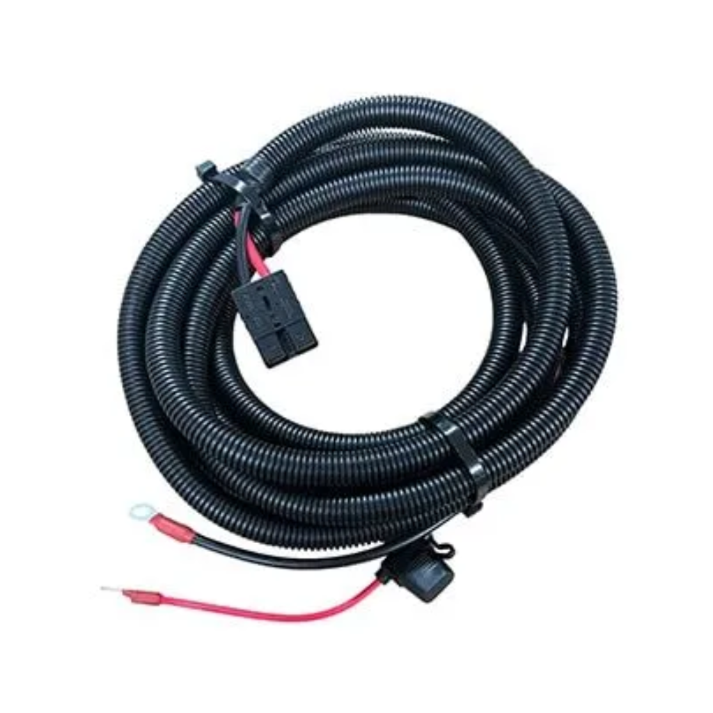 Black Jack BJTJ-MASTER-1001 Electric Trailer Jack with Clamp & Wiring Harness Kit