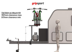 Gripsport GSR102 Tall Post Bolt On Kit