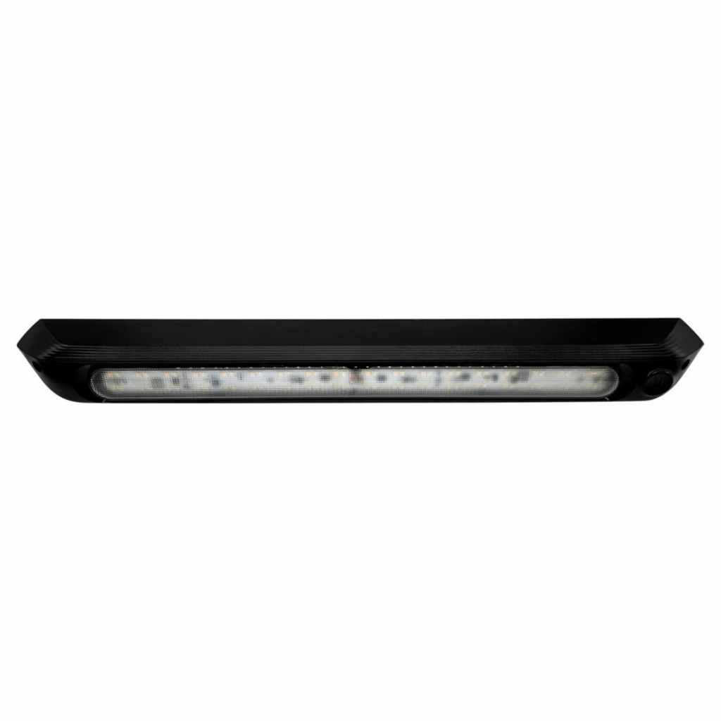 Transeng TRA-LEDAW500B-DIM Dimmable Black 500mm Dual 12V Awning Light with Switch
