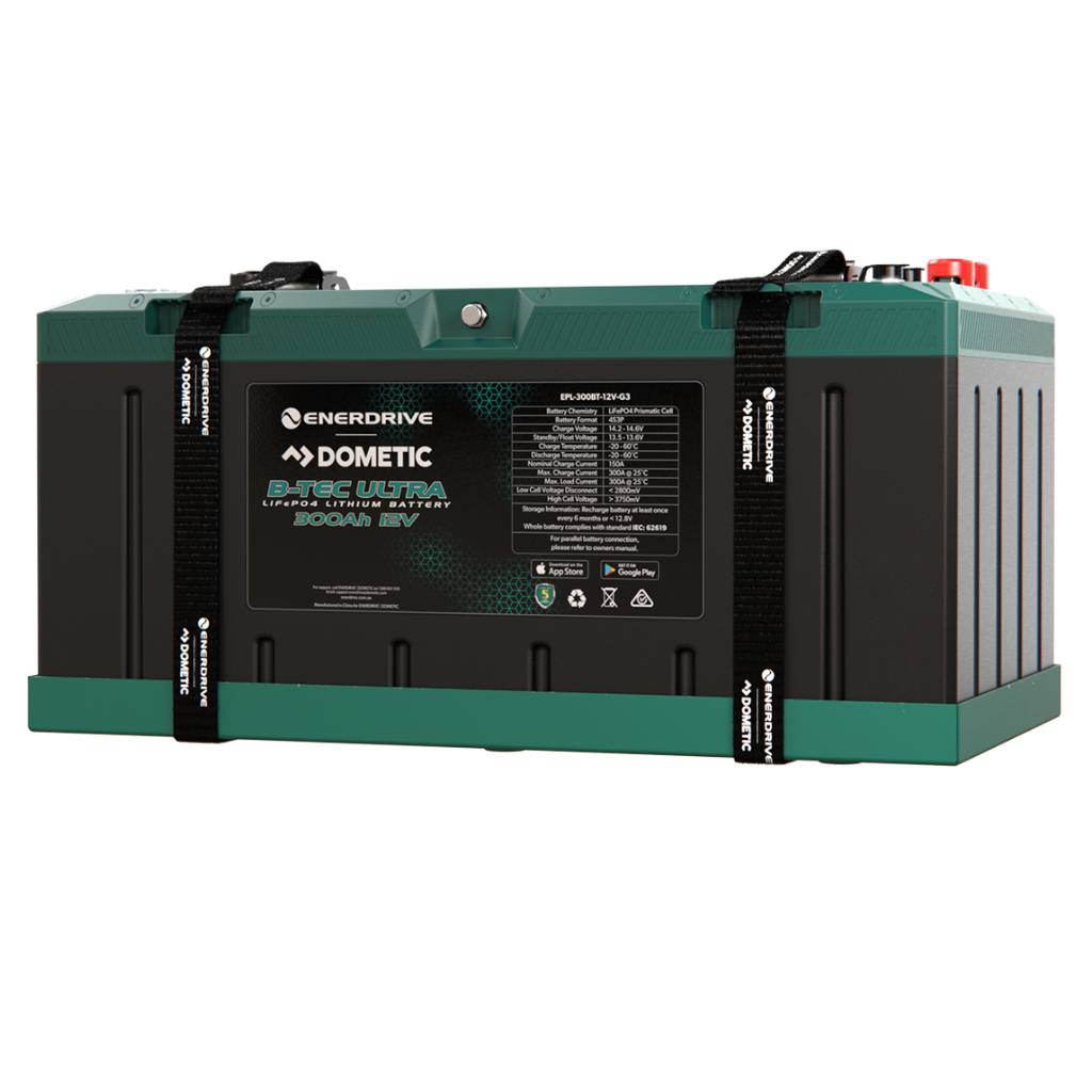 Enerdrive EPL-300BT-12V-G3 B-TEC ULTRA 12V 300AH G3 Lithium Battery