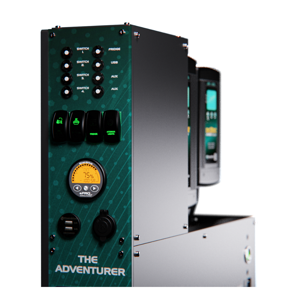 Enerdrive Adventurer Power System with ePro+ Battery Monitor (Left)